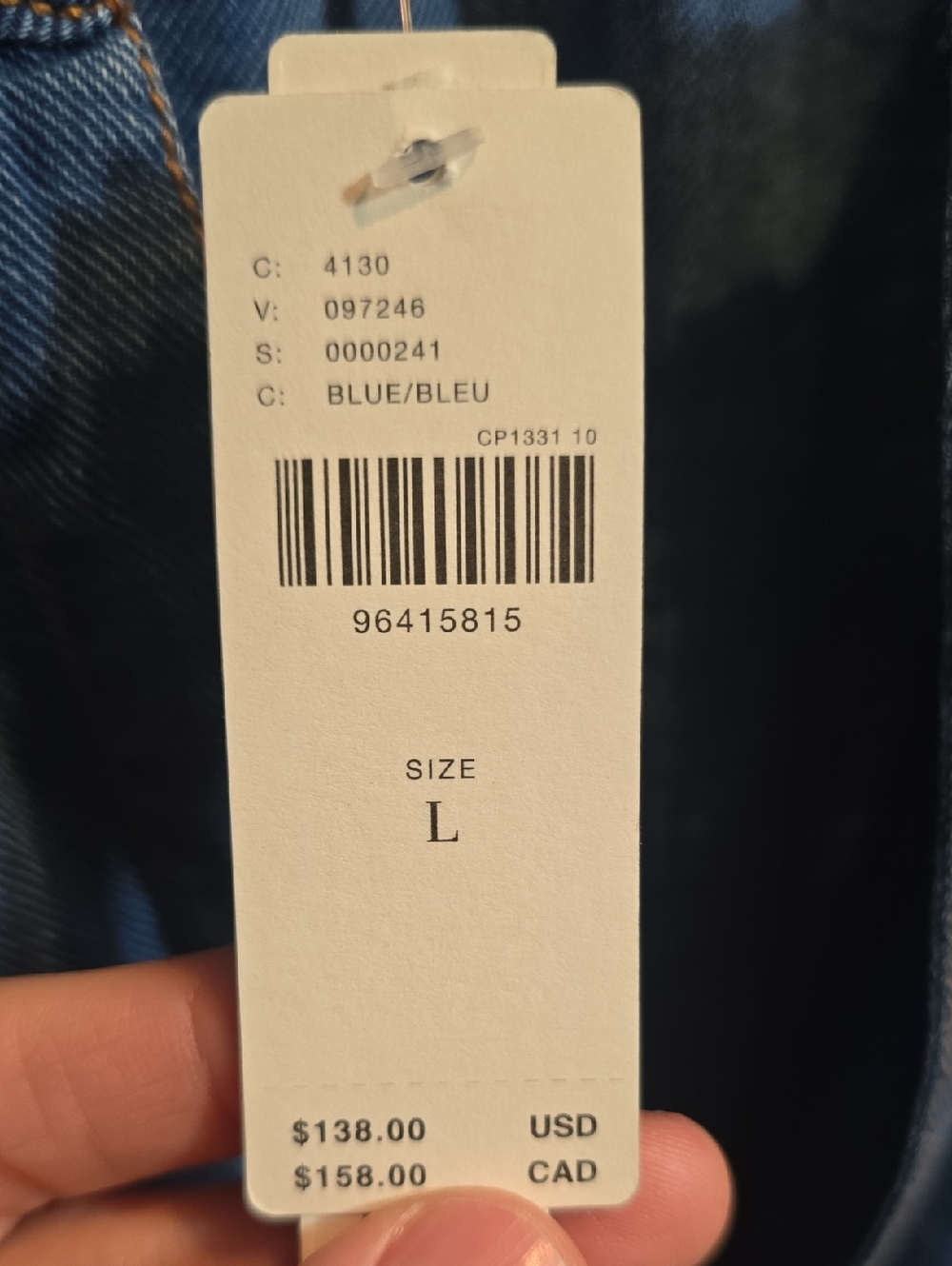 Anthropologie Denim Blue Tiered Mini Dress - Picture 2 of 2
